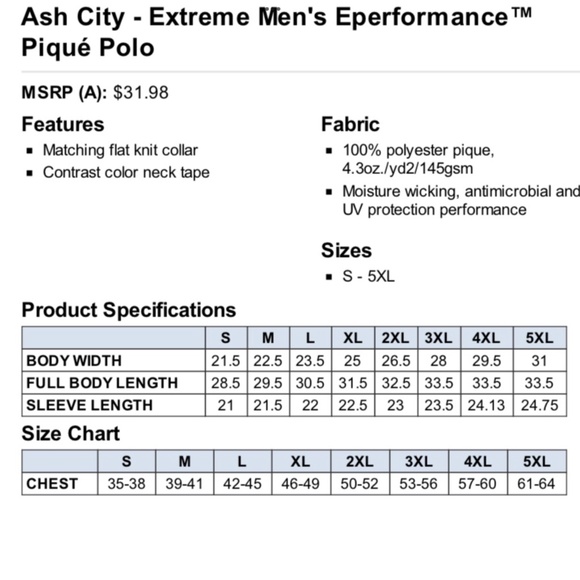 🌟 Eperformance™ Pique Polo Shirt - Picture 7 of 7